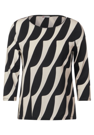 Cecil | Geometric Terry Shirt | Oliver Mode | Mode online kaufen